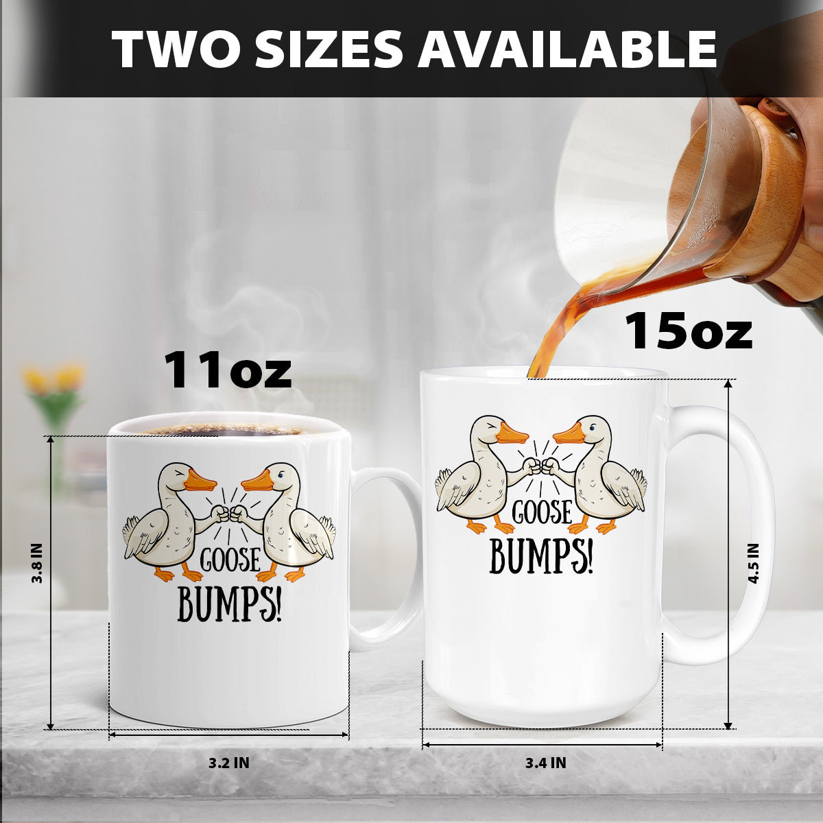 Teesdily | Goose Bumps Shirt, Silly Goose T-shirt, Funny Goose Sweatshirt Hoodie Mug, Goose Lover Tee, Funny Goose Couple, Sarcastic Goose Gifts