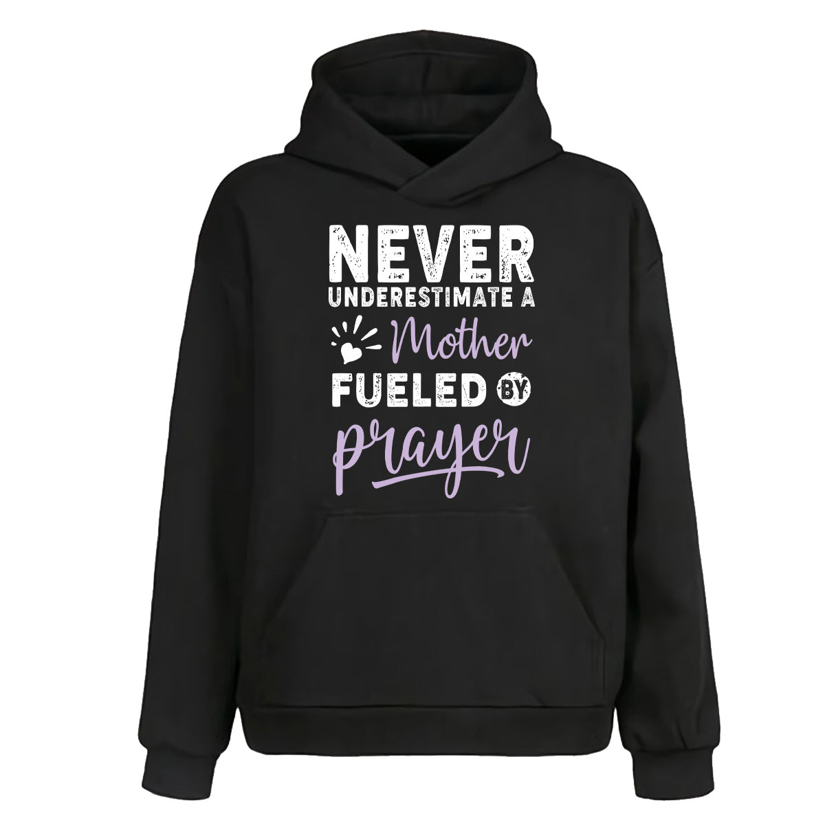 Teesdily | Customized Christian Mom Casual Shirt, Never Underestimate A Mother Fueled By Prayer, Jesus Hoodie Sweatshirt Mug