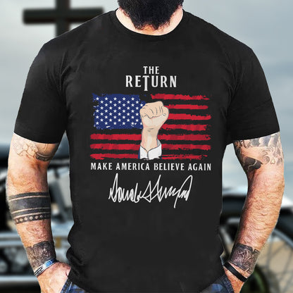 Teesdily | American Patriotic Shirt, The Return Patriotism Support Tee Sweatshirt Hoodie Mug, Patriotic Unisex Shirt