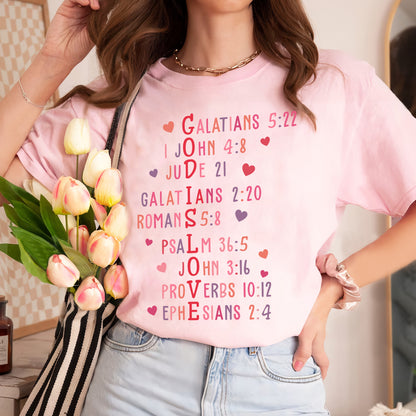 Teesdily | God Valentine Day Shirt, God Is Love Sweatshirt Hoodie Mug, Valentines Short Sleeve Top For Christian Girlfriend, Valentine Day Gifts