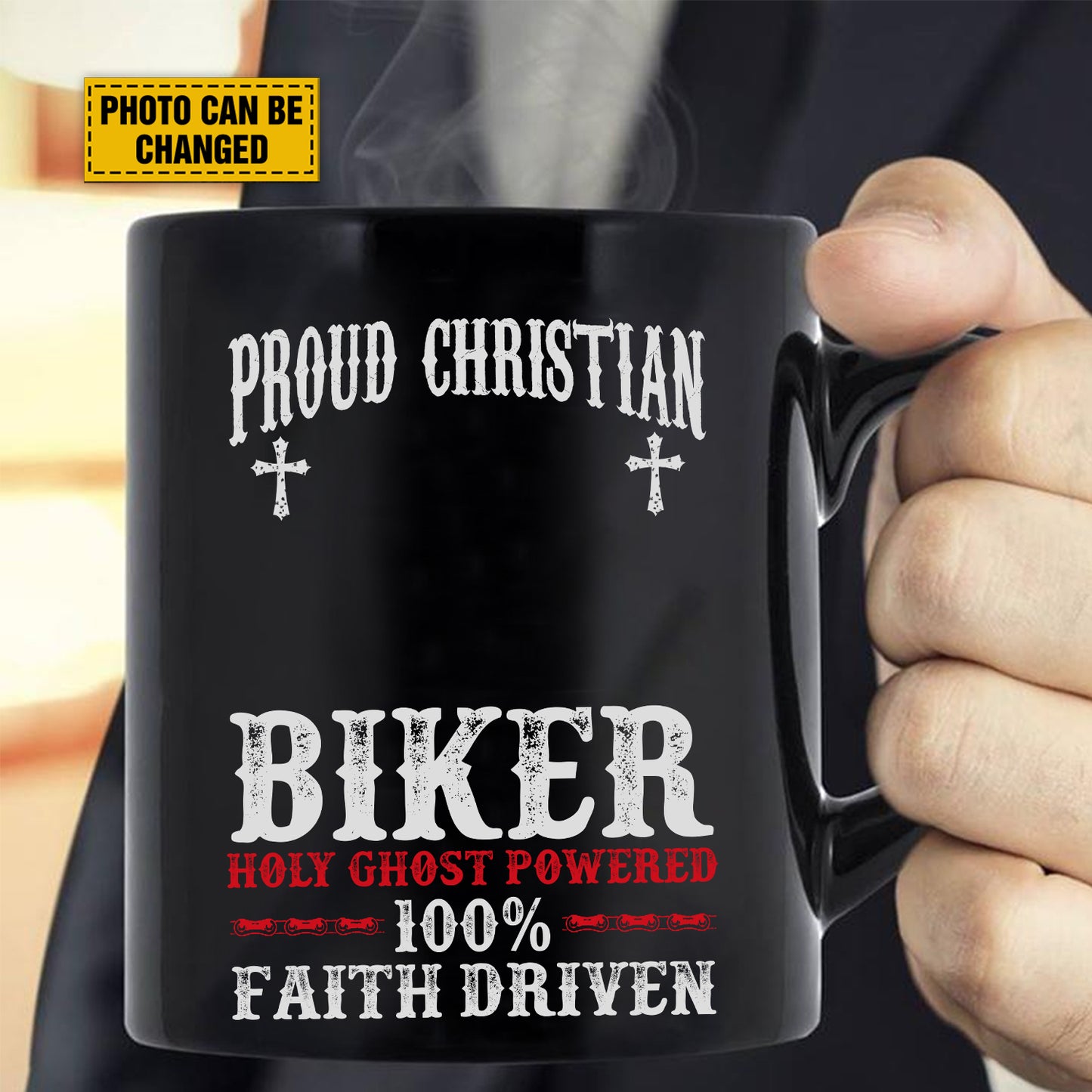 Teesdily | Customized Christian Motorcycle Shirt, Proud Christian Biker Back Design Sweatshirt Hoodie Mug, Jesus Lover Gifts, Christian Biker Apparel