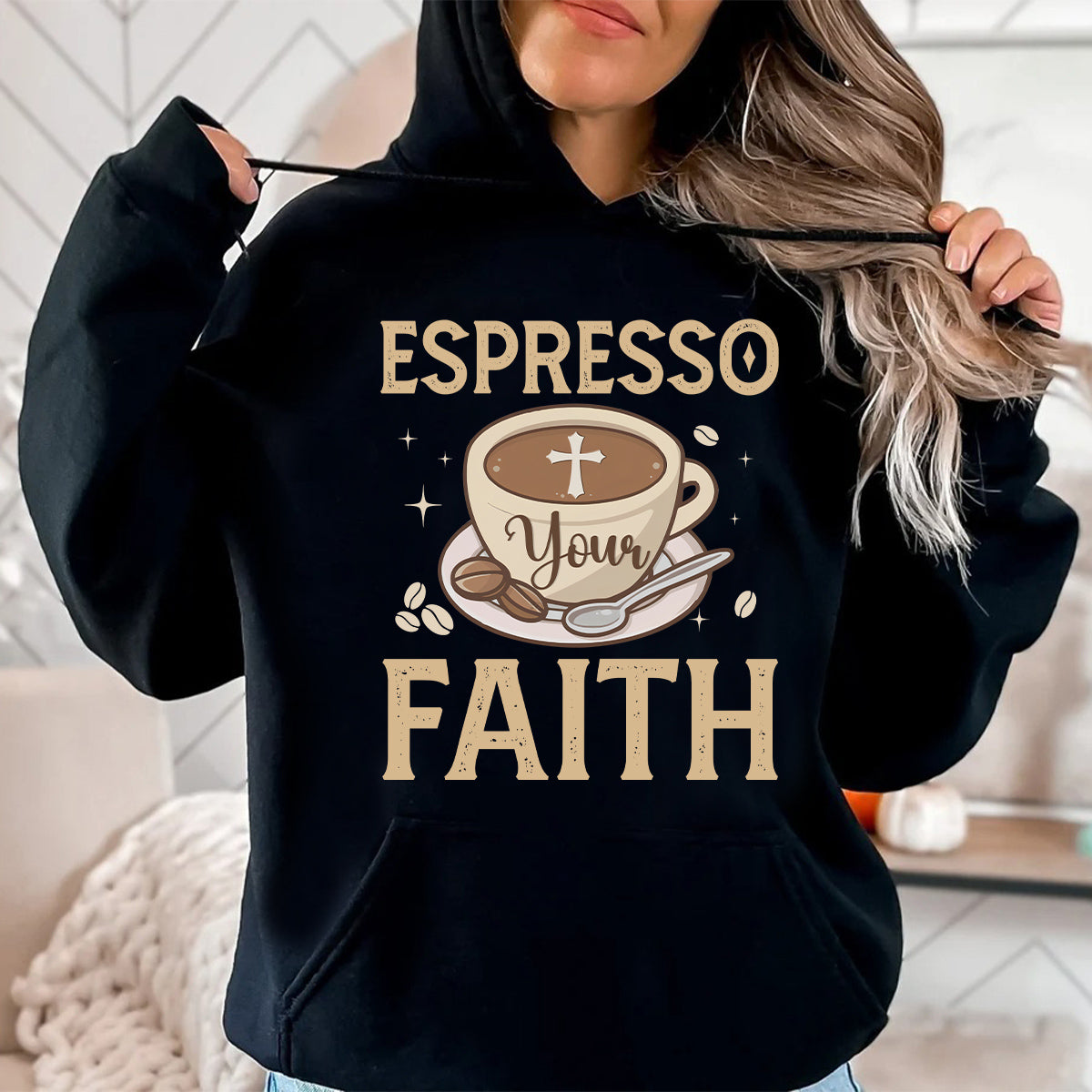 Teesdily | Espresso Your Faith Shirt, Coffee Drinker Lover Sweatshirt Hoodie Mug, Espresso Faith Church Tshirt, Espresso Lover Gifts, Christian Gifts