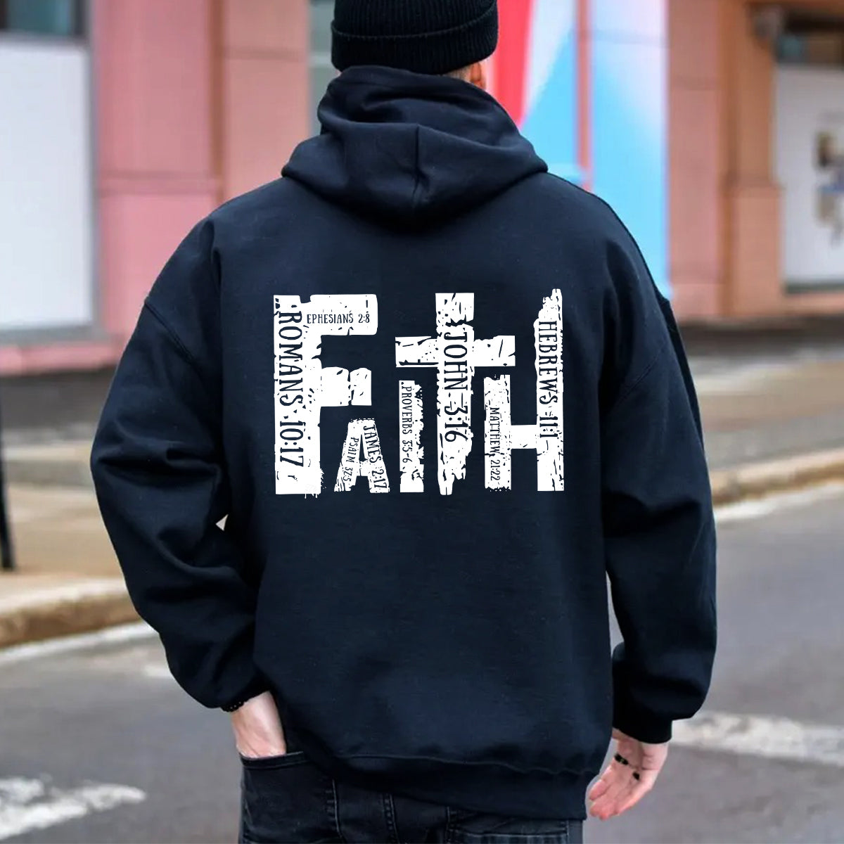 Teesdily | Jesus Faith Shirt, God Bible Verses Tee, Catholic Casual Shirt, Christian Gifts Unisex Tshirt Hoodie Sweatshirt Mug