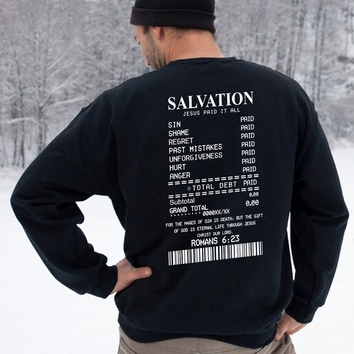 Teesdily | Salvation Jesus Paid It All Novelty Shirt, Religious Casual Shirt, Jesus Lover Basic Tee, God Prayer Unisex Tshirt Hoodie Sweatshirt Mug