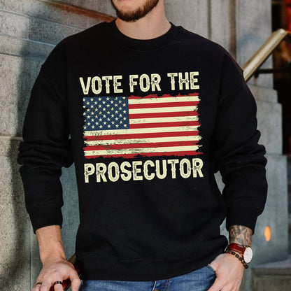 Teesdily | American Flag Patriotic Shirt, Support For The Prosecutor Tee Sweatshirt Hoodie Mug, Support Apparel Gifts, Support Tee