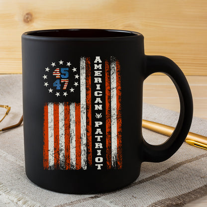 Teesdily | American Patriot Shirt, American Patriot 45 47 Shirt, Vintage American Flag Hoodie Sweatshirt Mug, Make American Great Shirt Victory Gift