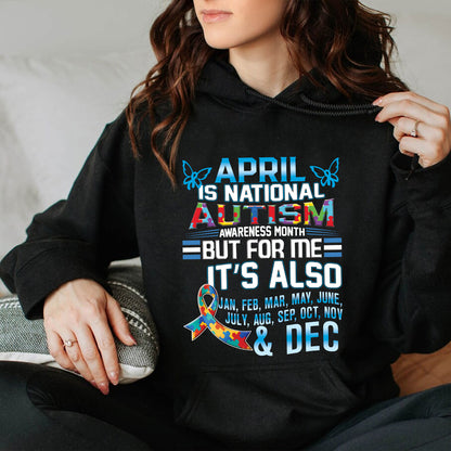 Teesdily | Autism Awareness Shirt Autism Awarness Month Sweatshirt Hoodie Mug Autism Puzzle Piece Shirt Autism Autistic Support Gifts