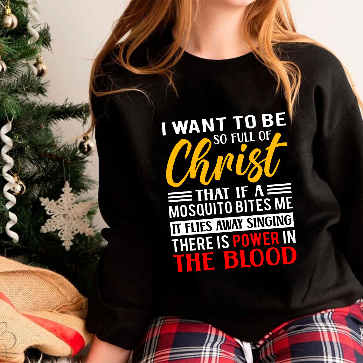 Teesdily | Jesus Christ Casual Shirt I Want To Be So Full Of Christ Pullover Sweatshirt Hoodie Mug Power Of Jesus Shirt Christian Apparel