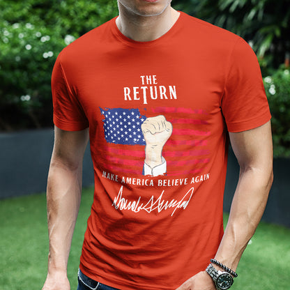 Teesdily | American Patriotic Shirt, The Return Patriotism Support Tee Sweatshirt Hoodie Mug, Patriotic Unisex Shirt