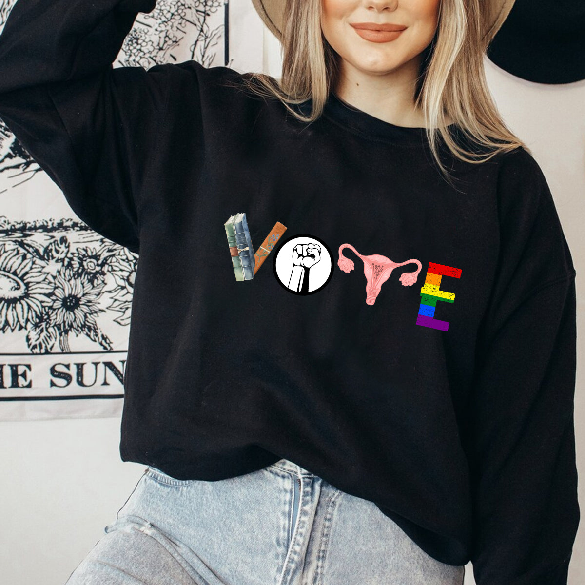 Teesdily | Roe Roe Roe Shirt, Equal Right Sweatshirt Hoodie Mug, My Body My Choice Shirt, Reproductive Rights Tee, LGBTQ T-shirt, Women Rights Gift