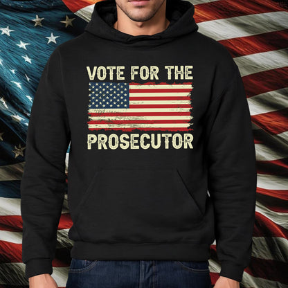 Teesdily | American Flag Patriotic Shirt, Support For The Prosecutor Tee Sweatshirt Hoodie Mug, Support Apparel Gifts, Support Tee