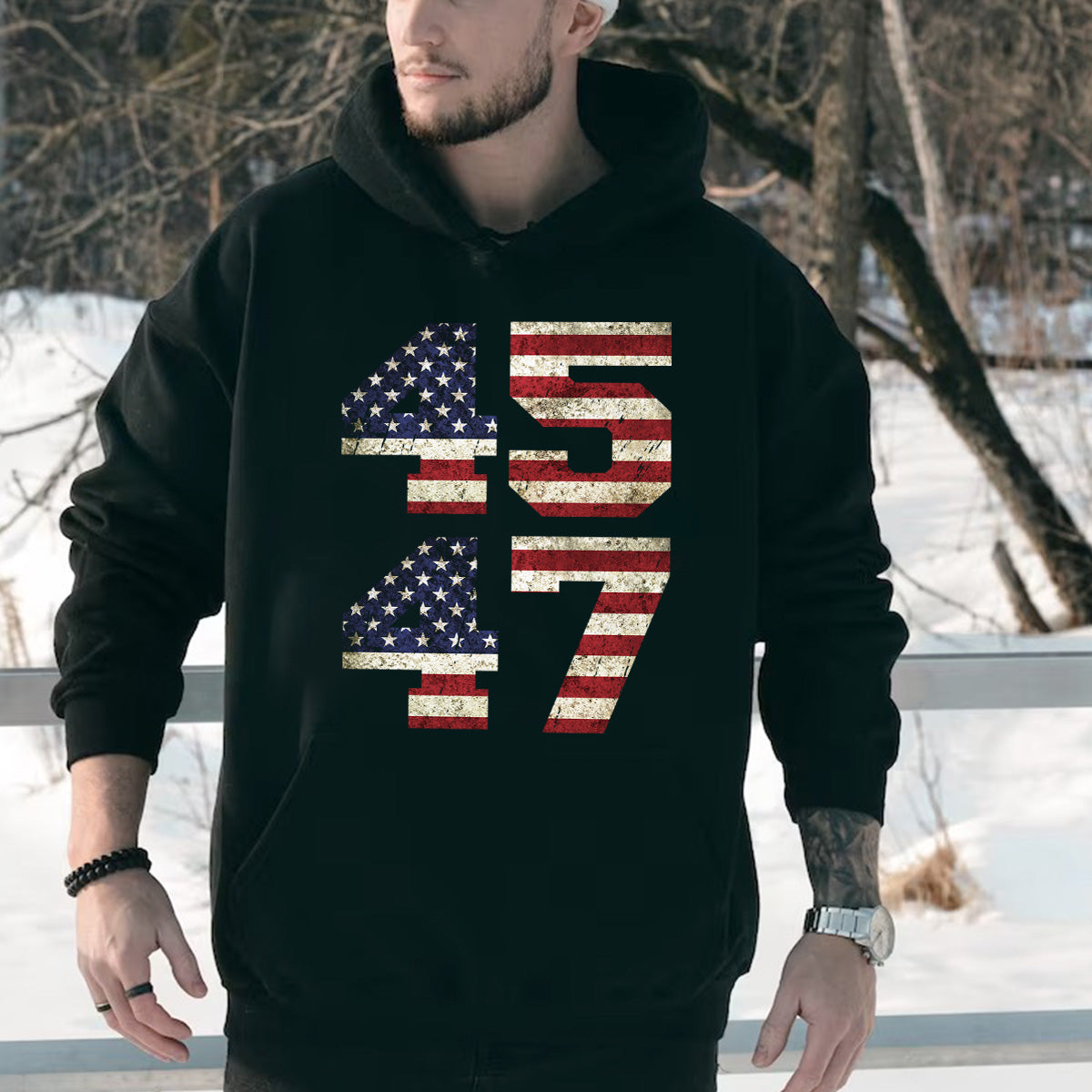 Teesdily | 45 47 Shirt, 45 47 Vintage American Flag Patriot T-shirt, Take America Back Sweatshirt Hoodie Mug, Patriotic Tee, Gift For Men Women