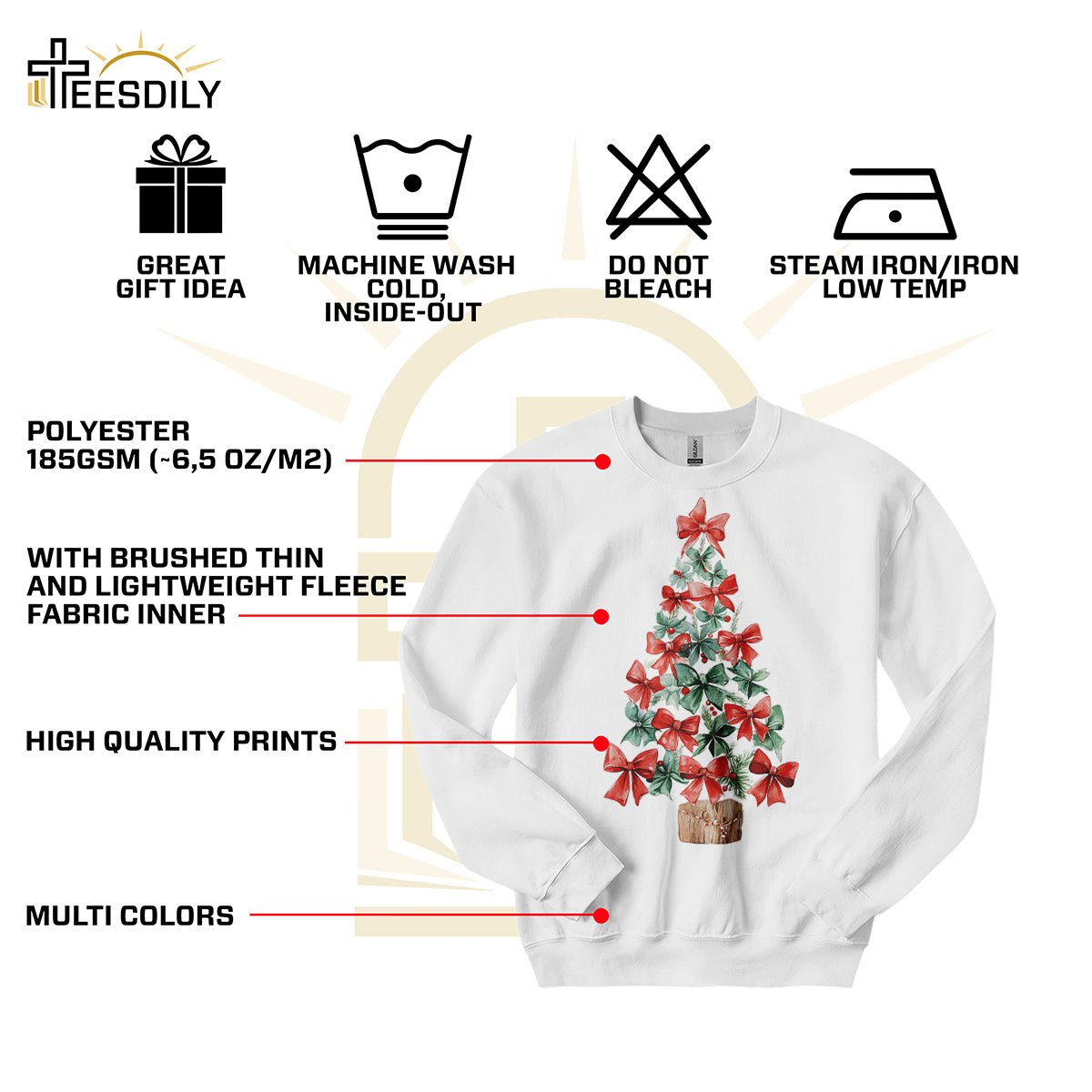 Teesdily | Christmas Tree Coquette Bow Shirt, Christmas Girly Bow Coquette Sweatshirt, Merry Christmas Tree Hoodie Mug, Christmas Gift