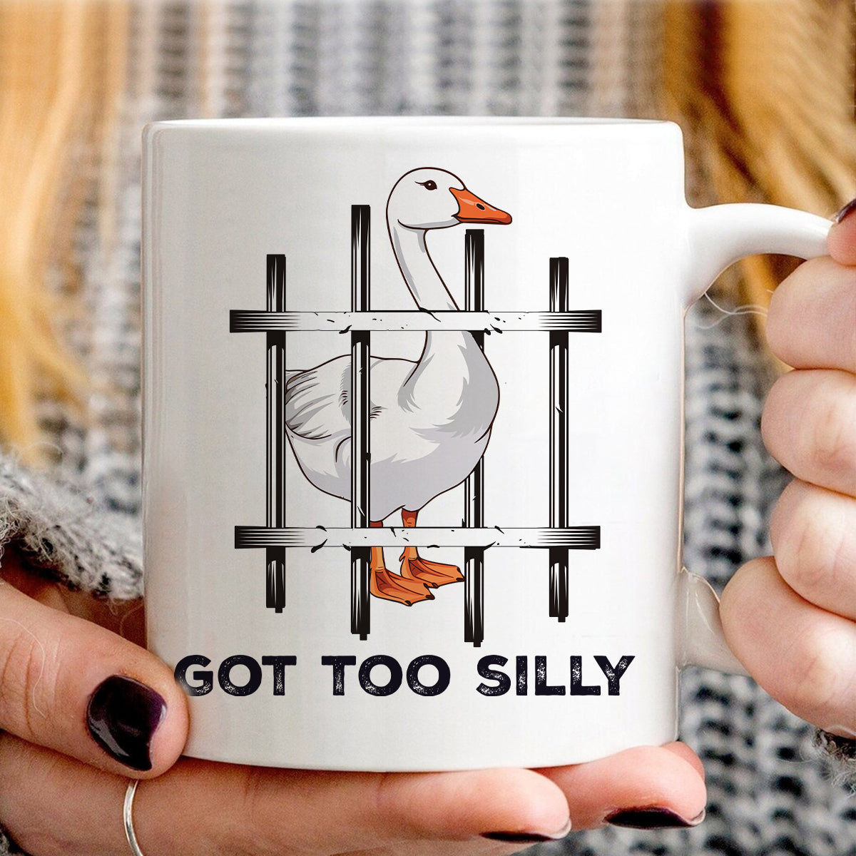 Teesdily | Silly Goose Shirt, Got Too Silly Sweatshirt Hoodie Mug, Silly Goose On The Loose T-shirt, Funny Meme Shirt, Got To Silly, Goose Lover Gift