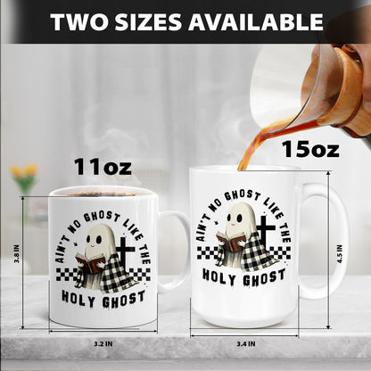 Teesdily | Holy Spirit Jesus Halloween Shirt, Ain't No Ghost Like The Holy Ghost Tee Sweatshirt Hoodie Mug, Halloween Christian Shirt