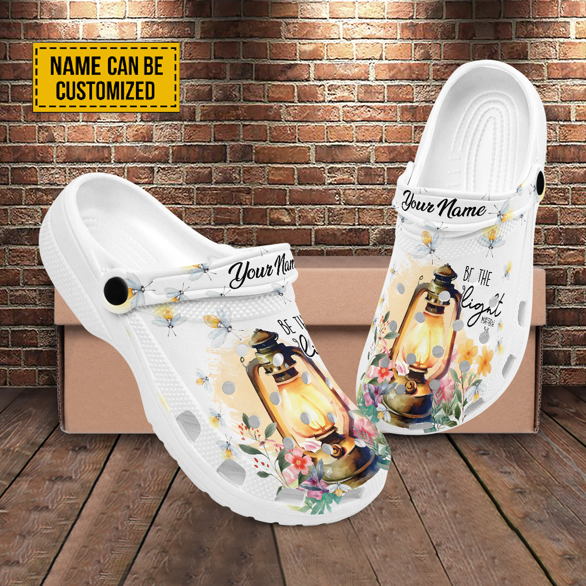 Teesdily | Be The Light Customized Clog Shoes, Gift For Jesus Lovers, God Faith Believers, Christian Kid & Adult Eva Clogs