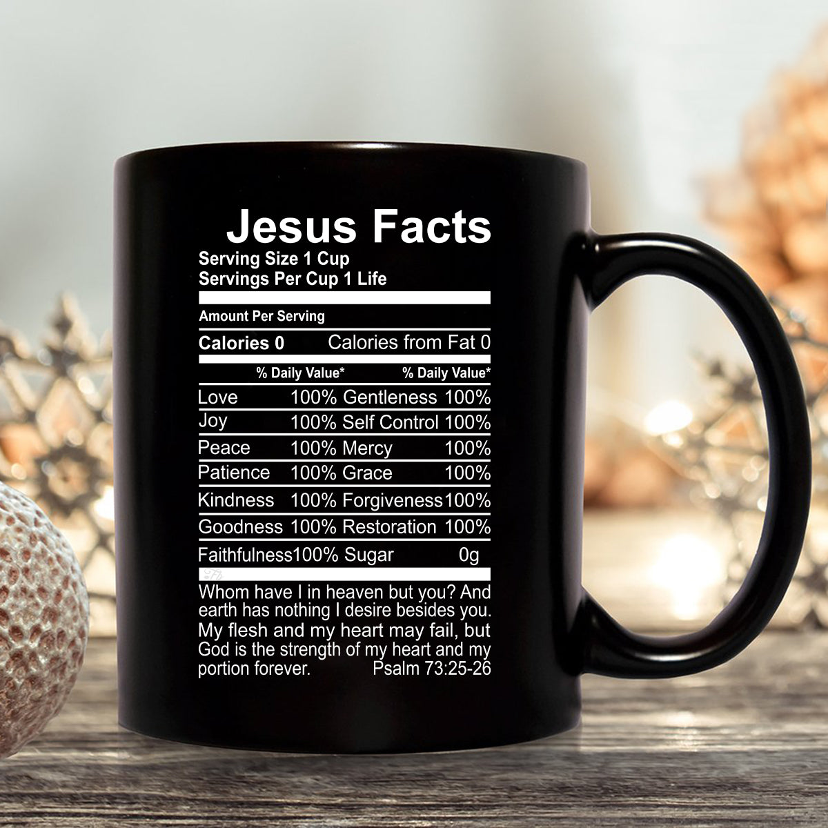 Teesdily | Jesus Facts Backside Casual Shirt God Is The Strength Of My Heart Sweatshirt Hoodie Mug Christian Religious Gifts