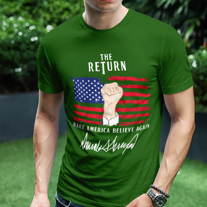 Teesdily | American Patriotic Shirt, The Return Patriotism Support Tee Sweatshirt Hoodie Mug, Patriotic Unisex Shirt