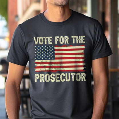 Teesdily | American Flag Patriotic Shirt, Support For The Prosecutor Tee Sweatshirt Hoodie Mug, Support Apparel Gifts, Support Tee