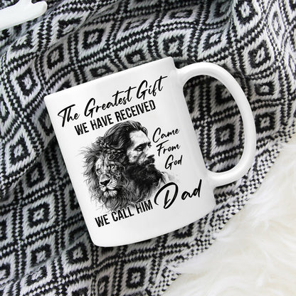 Teesdily | Jesus Lion Shirt, We Call Him Dad Shirt, Christian Father's Day Gift, God Gift, Unisex Tshirt Hoodie Sweatshirt Mug, Jesus Lover Gift