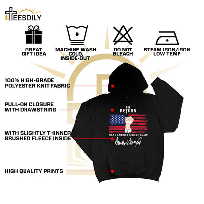 Teesdily | American Patriotic Shirt, The Return Patriotism Support Tee Sweatshirt Hoodie Mug, Patriotic Unisex Shirt