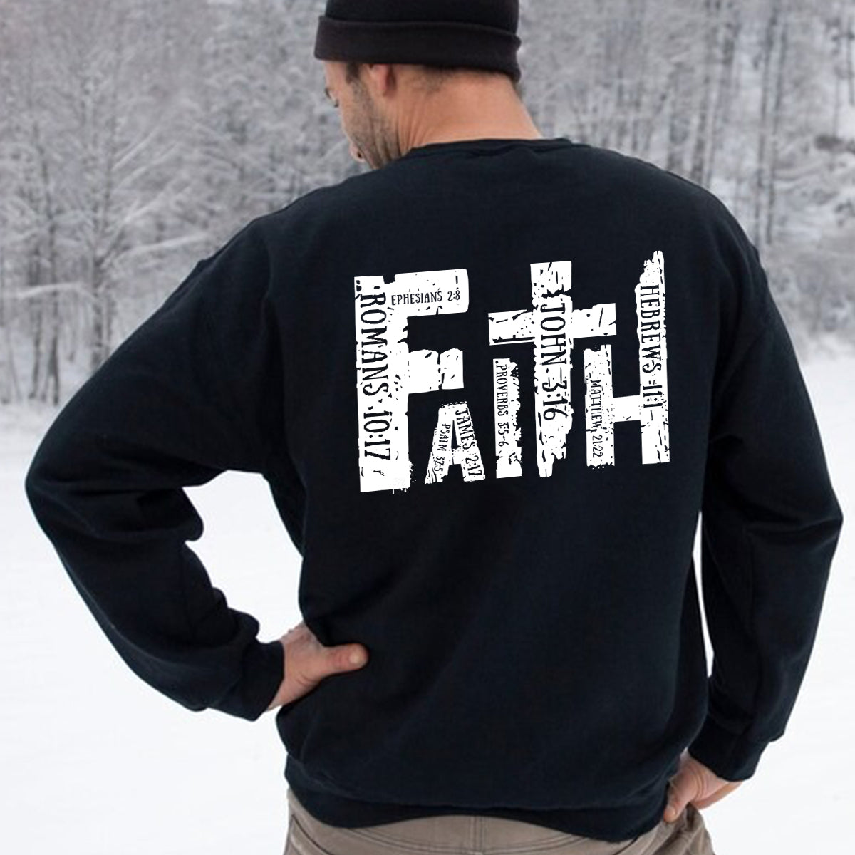 Teesdily | Jesus Faith Shirt, God Bible Verses Tee, Catholic Casual Shirt, Christian Gifts Unisex Tshirt Hoodie Sweatshirt Mug