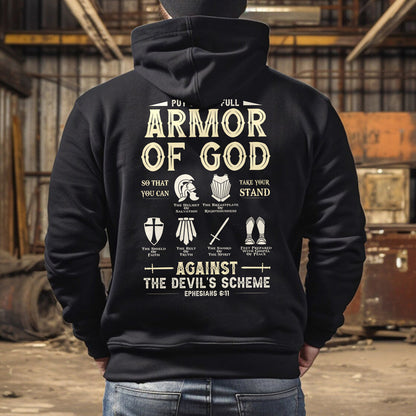 Teesdily | Put On The Full Armor Of God Ephesians 6:11 Jesus Shirt,  Armor Of God Unisex Tshirt Hoodie Sweatshirt Mug, Jesus Warrior Christian Gifts