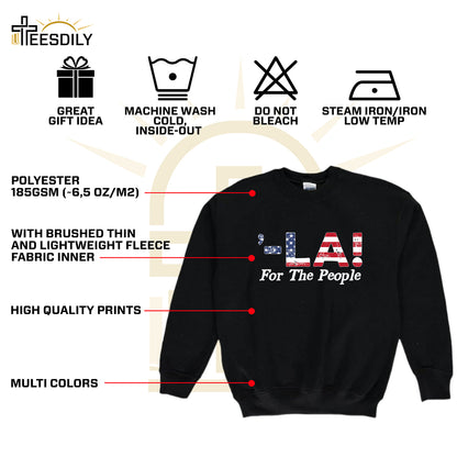 Teesdily | Comma La Shirt, Comma La For The People Sweatshirt Hoodie Mug, American Flag T-shirt, Support First Women Tee, Patriot Gift For Men Women