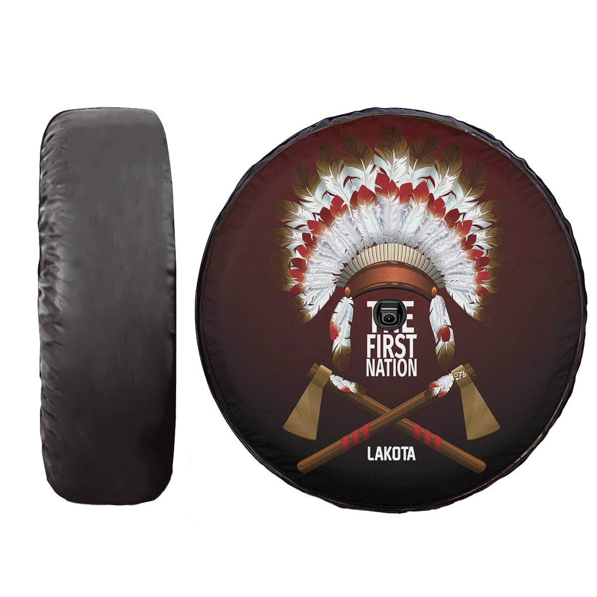 Teesdily | Native American Customized Spare Tire Cover The First Nation Spare Wheel Cover Tribal Wheel Cover Native Car Accessories