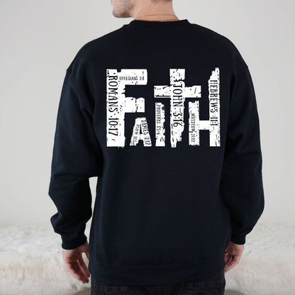 Teesdily | Jesus Faith Shirt, God Bible Verses Tee, Catholic Casual Shirt, Christian Gifts Unisex Tshirt Hoodie Sweatshirt Mug