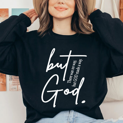 Teesdily | Jesus Christ Shirt, God Made A Way Tee Sweatshirt Hoodie Mug, Jesus Lovers Gifts, Christian Apparel, Jesus Unisex Tee