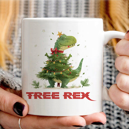 Tree Rex Christmas Shirt, Christmas Tree Rex T-shirt, Funny T-rex Christmas Sweatshirt Hoodie Mug, Rex Very Merry Christmas Gift