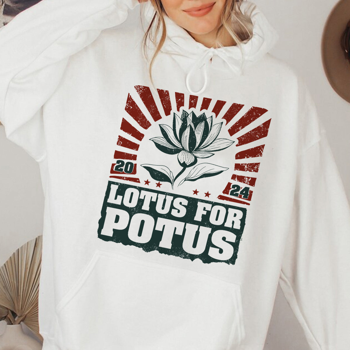 Teesdily | Lotus Shirt, Lotus For Potus T-shirt, Madame Leader Sweatshirt Hoodie Mug, Potus Shirt, Ka-mala Shirt, I'm Speaking Tee, Gift For Women