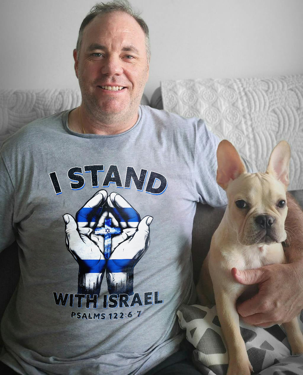 Teesdily | I Stand With Israel Jesus Shirt, Israel Flag Hoodie Sweatshirt Mug, Jesus Lovers Gifts, Israel Support Tee