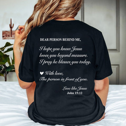 Teesdily | Love Like Jesus Shirt, Love Like Jesus Shirt, God Bible Verse Quote, Unisex Tshirt Hoodie Sweatshirt Mug