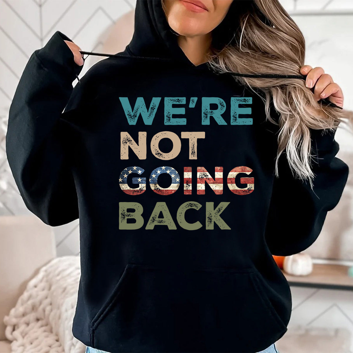 Teesdily | We're Not Going Back Progressive Shirt, 2024 Unisex Tee Sweatshirt, Human Rights Hoodie, American Gifts Mug