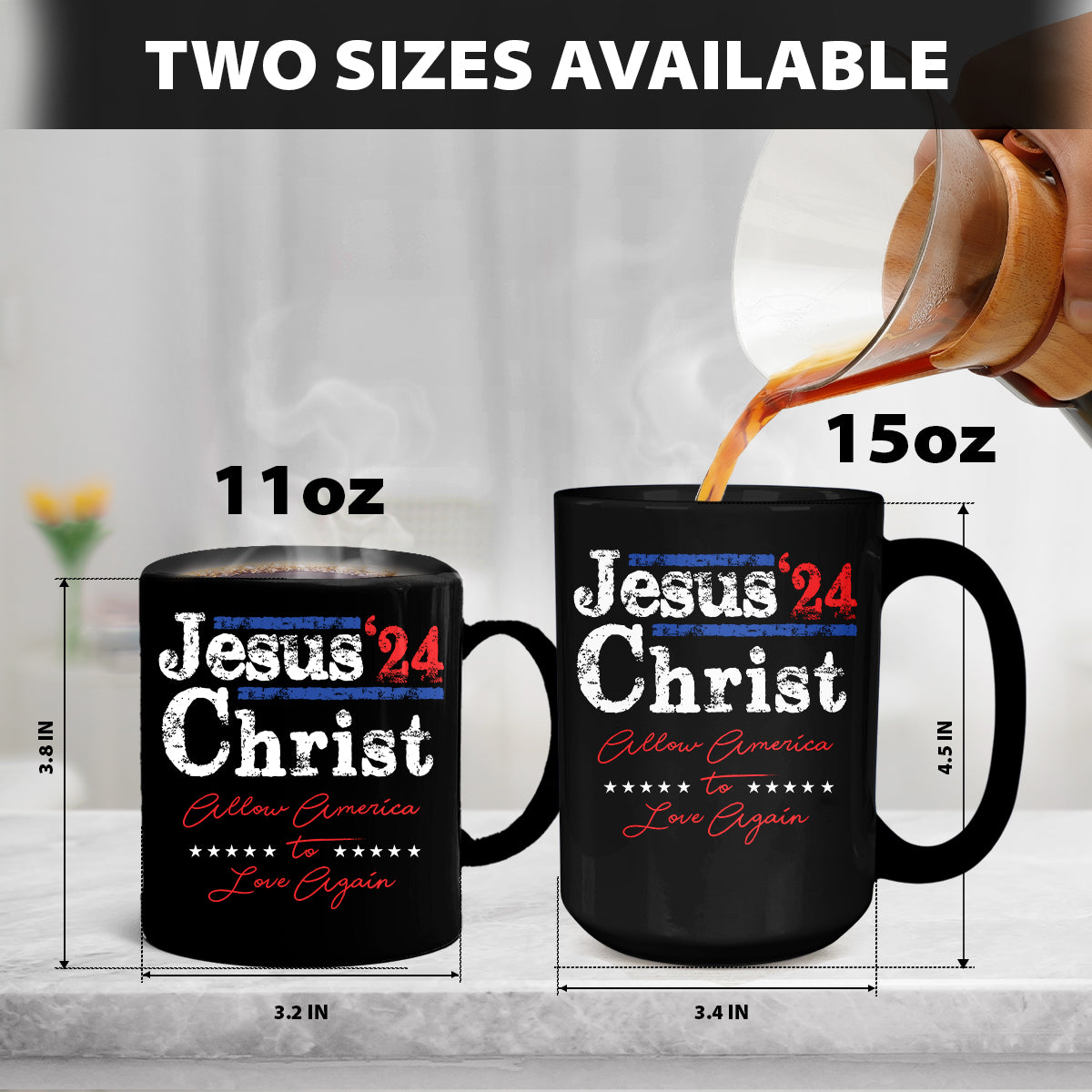 Teesdily | Jesus Christ Allow America To Love Again Jesus Shirt, Patriotism Men's Shirt, Independence American Sweatshirt Hoodie Mug, Christian Gifts