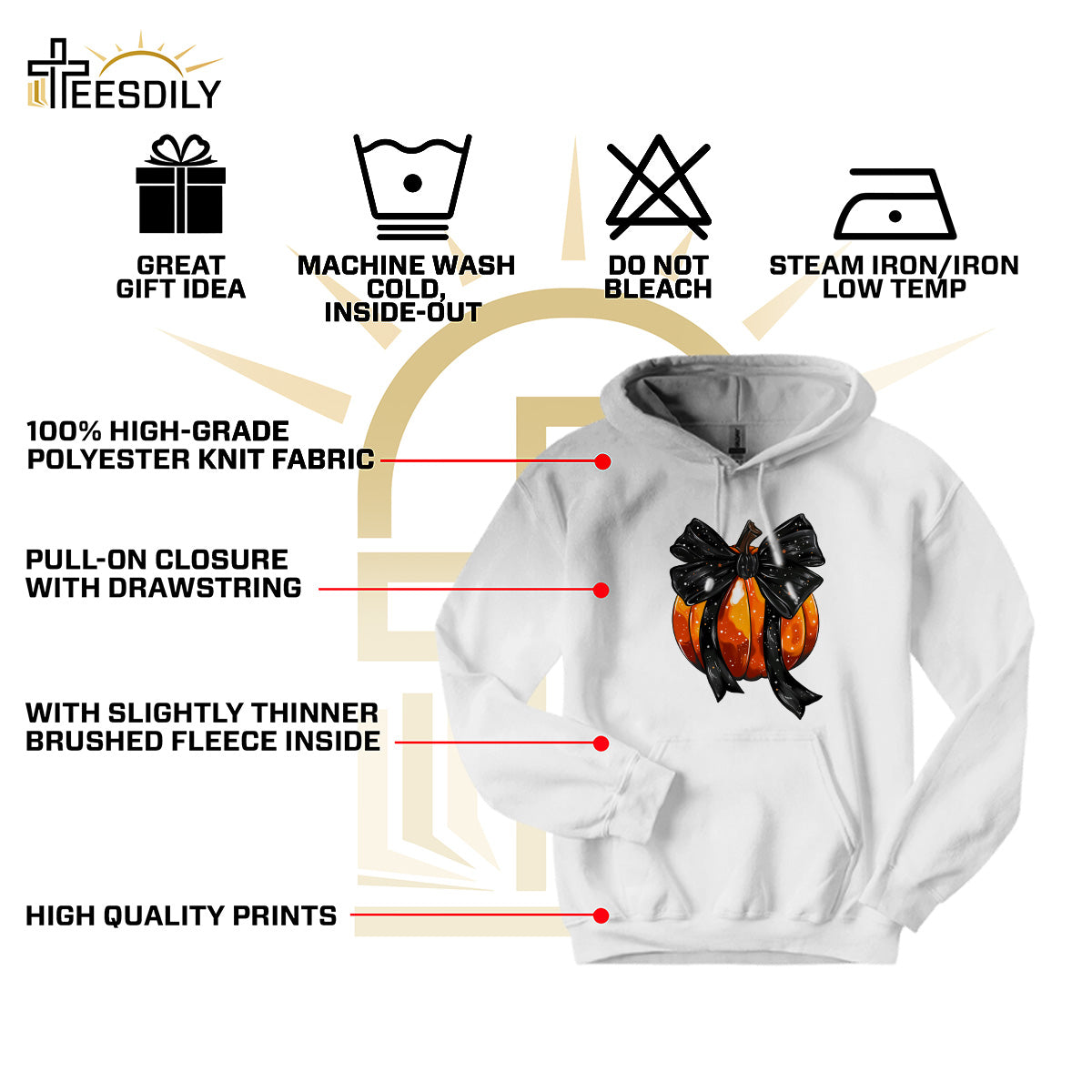 Teesdily | Retro Halloween Coquette Bow Spooky Shirt, Fall Pumpkin Coquette Bow Sweatshirt, Fall Vibes Hoodie, Fall Season Shirt, Halloween Tees