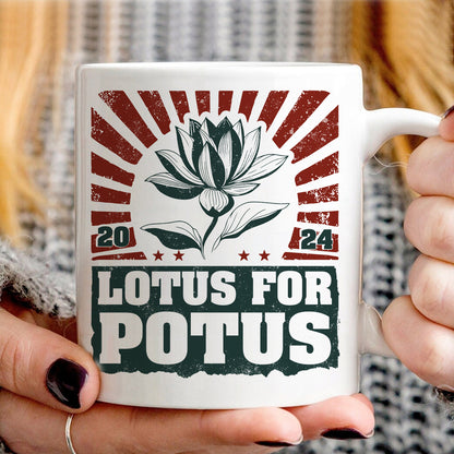 Teesdily | Lotus Shirt, Lotus For Potus T-shirt, Madame Leader Sweatshirt Hoodie Mug, Potus Shirt, Ka-mala Shirt, I'm Speaking Tee, Gift For Women