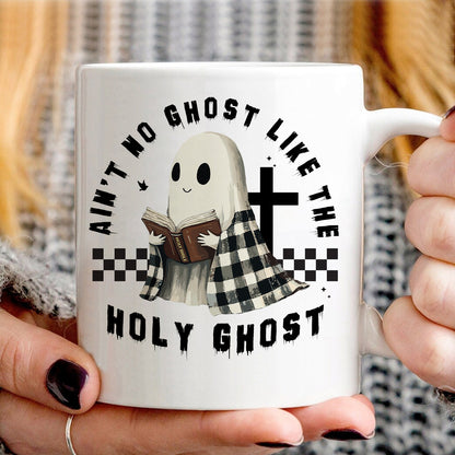 Teesdily | Holy Spirit Jesus Halloween Shirt, Ain't No Ghost Like The Holy Ghost Tee Sweatshirt Hoodie Mug, Halloween Christian Shirt