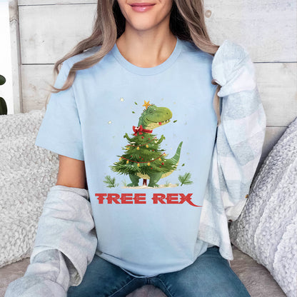 Tree Rex Christmas Shirt, Christmas Tree Rex T-shirt, Funny T-rex Christmas Sweatshirt Hoodie Mug, Rex Very Merry Christmas Gift