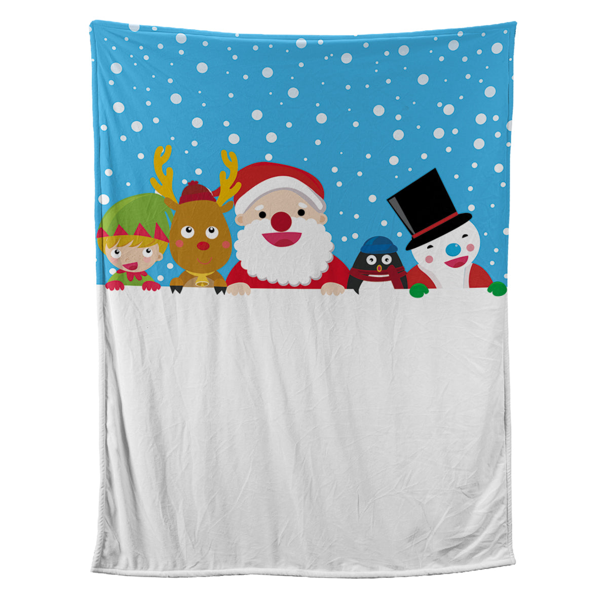 Teesdily | Cartoon Christmas Fleece Blanket Custom Text Christmas Is A Magical Time Of Love Sherpa Blanket Christmas Inspiration Gift For Lover