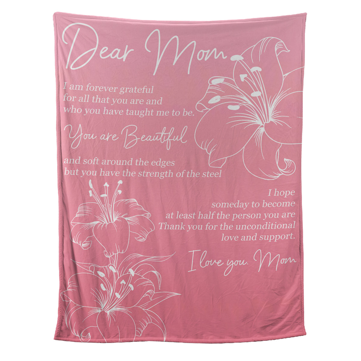 Teesdily | Customized Great Mothers Day Travel Blanket Birthday Gifts From Daughter Dear Mom You Are Beautiful Mum Keepsake Best Mom Ever Gifts