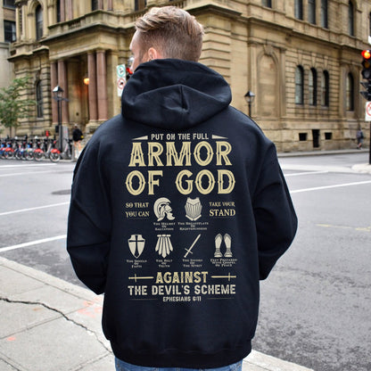 Teesdily | Put On The Full Armor Of God Ephesians 6:11 Jesus Shirt,  Armor Of God Unisex Tshirt Hoodie Sweatshirt Mug, Jesus Warrior Christian Gifts