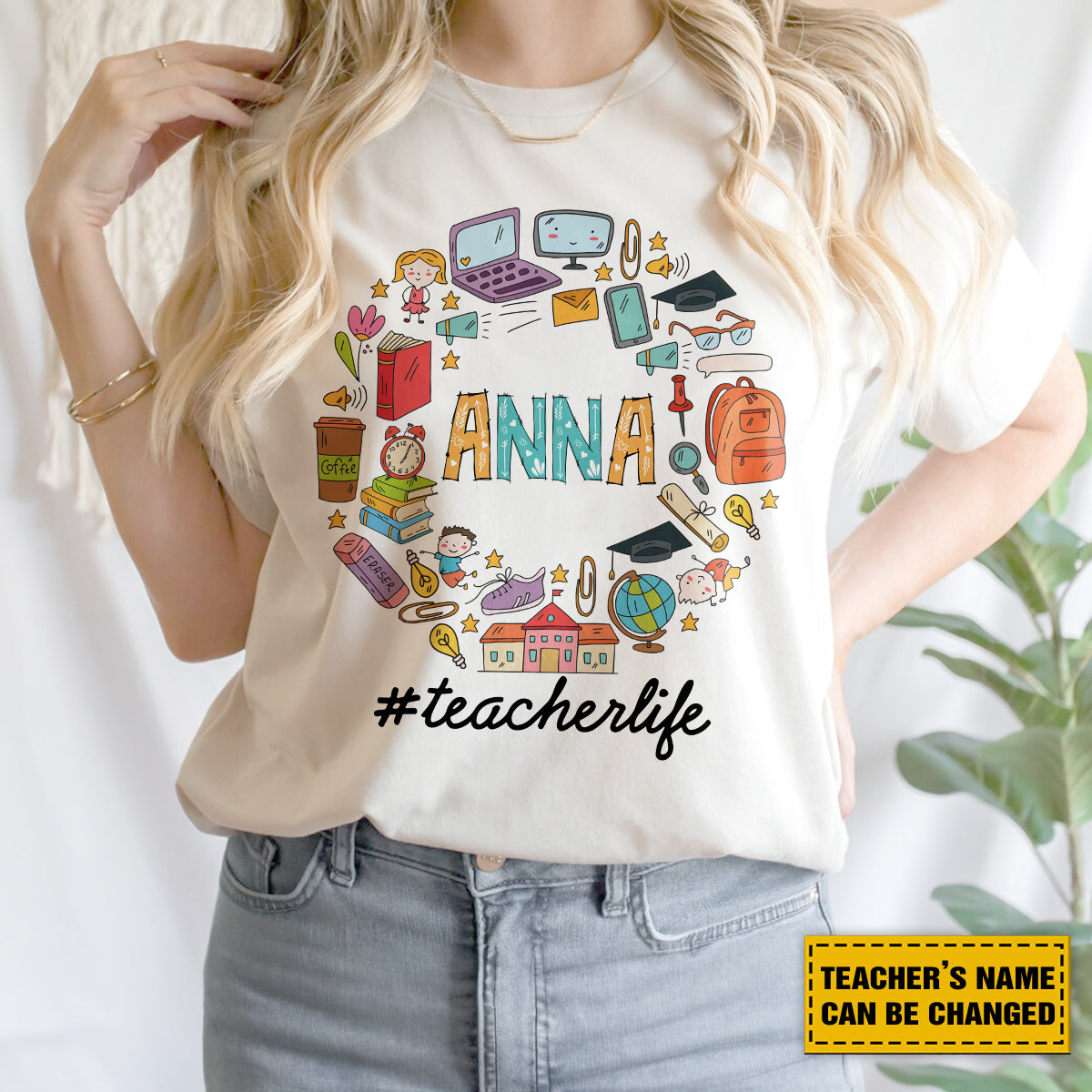 Teesdily | Custom Teacher Life Shirt, Teacher Motivational T-shirt, Back To School Sweatshirt Hoodie Mug, First Day Of School Tee, Gift For Teacher