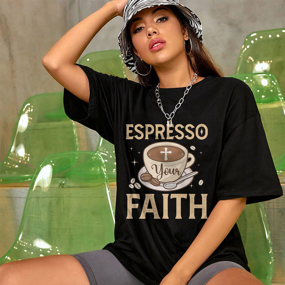 Teesdily | Espresso Your Faith Shirt, Coffee Drinker Lover Sweatshirt Hoodie Mug, Espresso Faith Church Tshirt, Espresso Lover Gifts, Christian Gifts