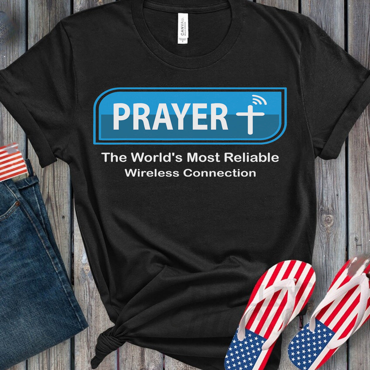 Teesdily | Jesus Christian Prayer Shirt Prayer The World's Most Reliable Wireless Connection Sweatshirt Hoodie Mug Prayer Funny Streetwear Clothing