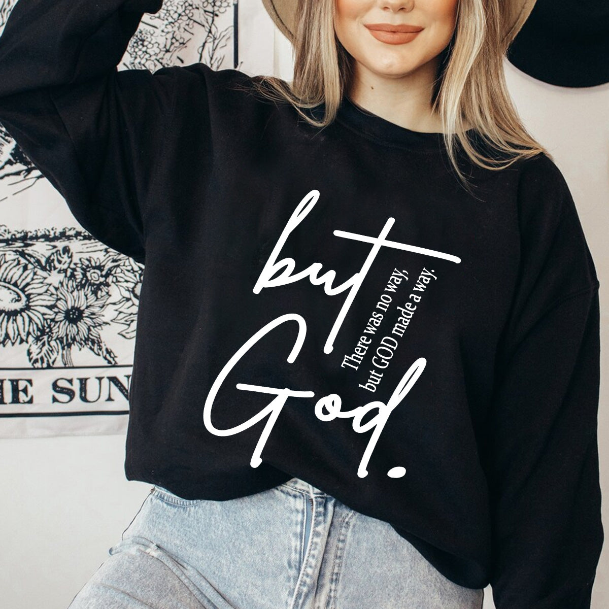 Teesdily | Jesus Christ Shirt, God Made A Way Tee Sweatshirt Hoodie Mug, Jesus Lovers Gifts, Christian Apparel, Jesus Unisex Tee