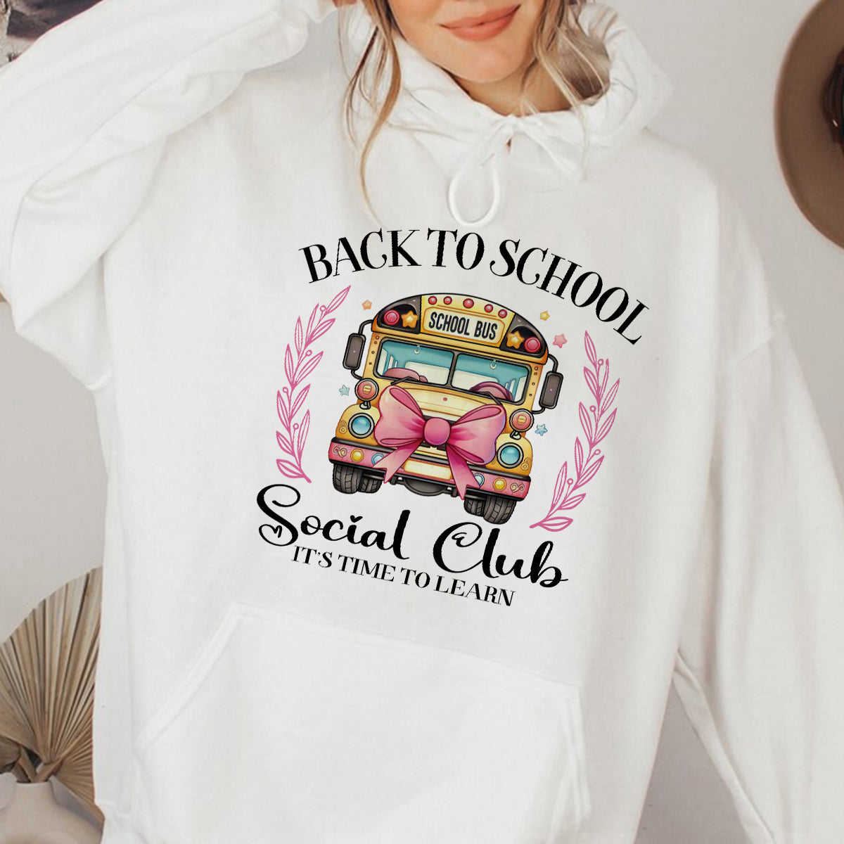 Teesdily | Back To School School Bus Shirt, Back To School Social Club It's Time To Learn Tee Hoodie Sweatshirt Mug Teacher