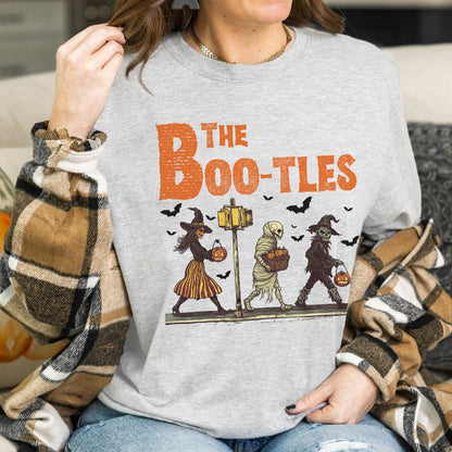 Teesdily | The Boo-tles Scabby Road Halloween Shirt, Boo Boo Spooky Season Sweatshirt, Stay Spooky Hoodie Mug, Halloween Gifts